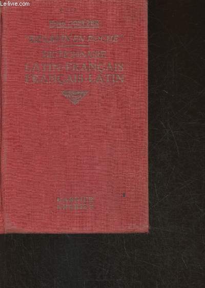 Le Latin en poche- dictionnaire Latin-Franais