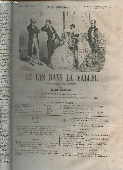 Le lys dans la valle- Drame en 5 actes, en prose