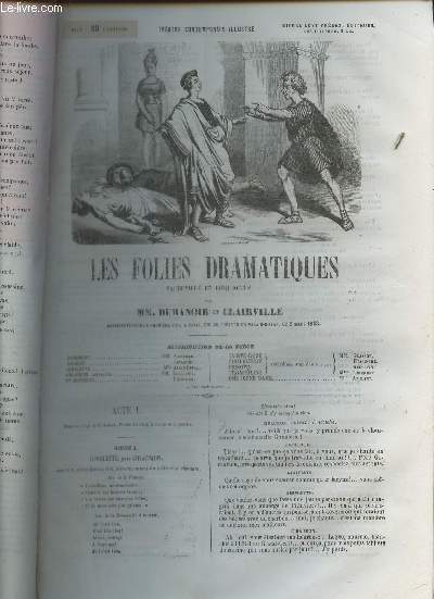 Les folies dramatiques- Vaudeville en 5 actes