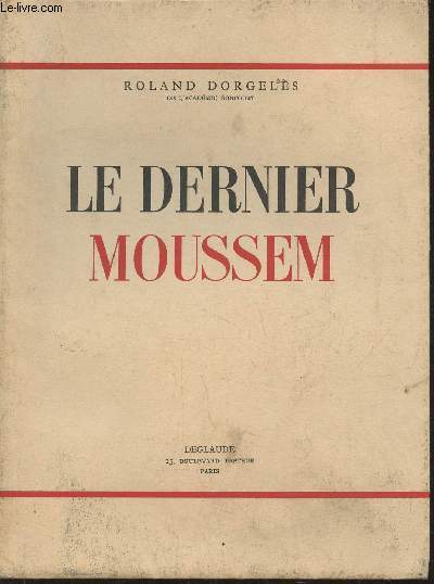 Le dernier Moussem