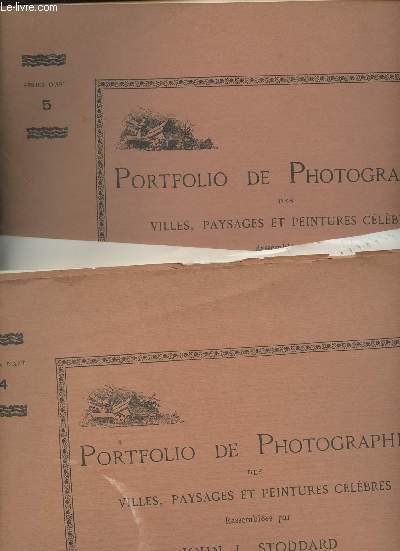 Portfolios de photographies des villes, paysages et peintures clbres Sries d'art n4, 5 et 6 (3 volumes)