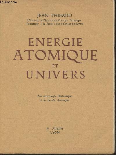 Energie atomique et univers