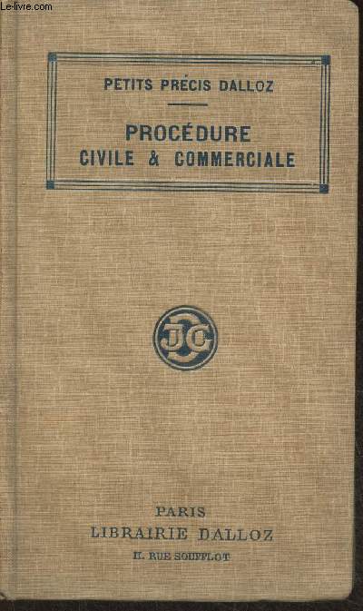 Prcis de procdure civile et commerciale