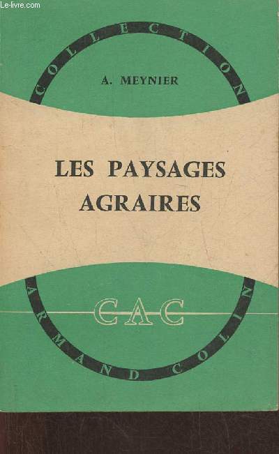 Les paysages agraires