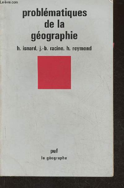 Problmatiques de la gographie