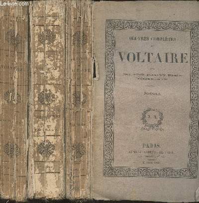 Oeuvres compltes de Voltaire- Sicle de Louis XIV Tomes I et II + Posies (3 volumes)