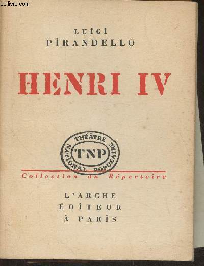 Henri IV - tragdie en trois actes