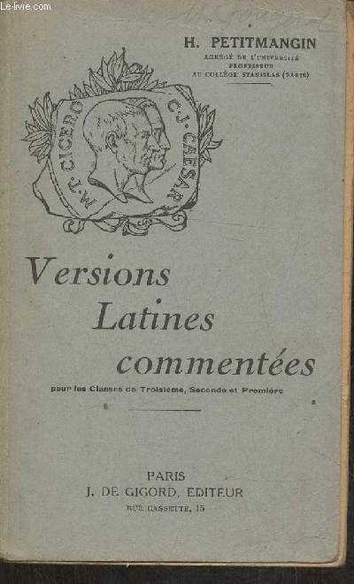 Versions latines commentes (3e, seconde et 1re)