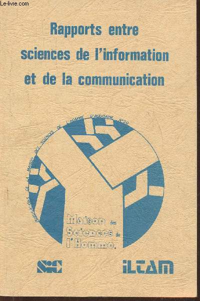 Rapports entre sciences de l'information et de la communication - Colloque du 8 novembre 1975  Paris n20
