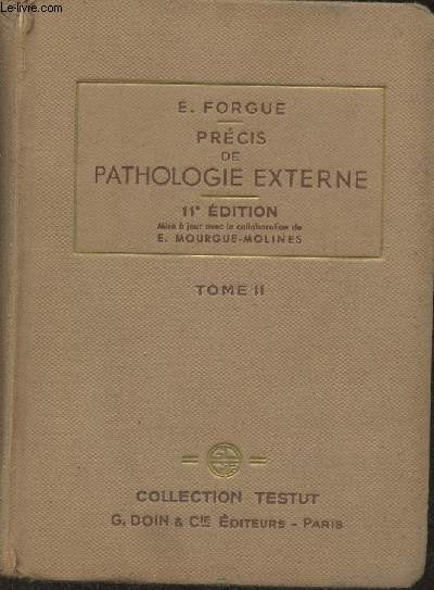 Prcis de pathologie externe Tome II