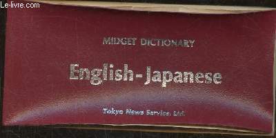 Midget dictionary- English-Japanese