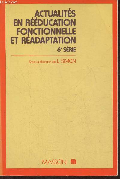 Actualits en rducation fonctionnelle et radaptation