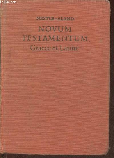 Novum testamentum graece et latine