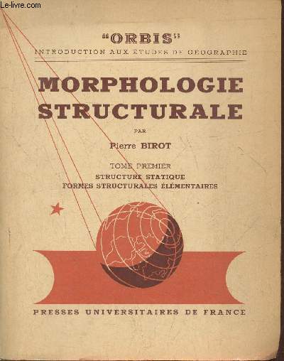 Morphologie structurale Tome I: Structure statique, formes structurales lmentaires