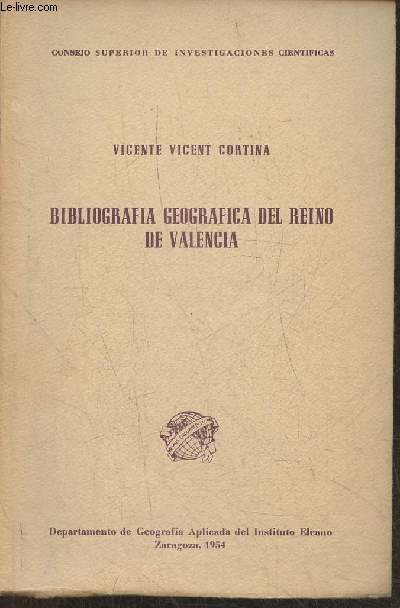 Bibliografia geografica del Reino de Valencia