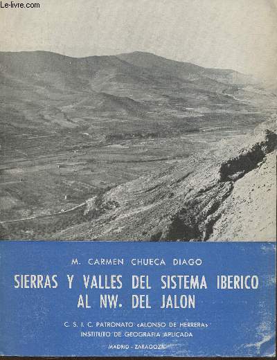 Sierras y valles del sistema iberico al NW. del Jalon