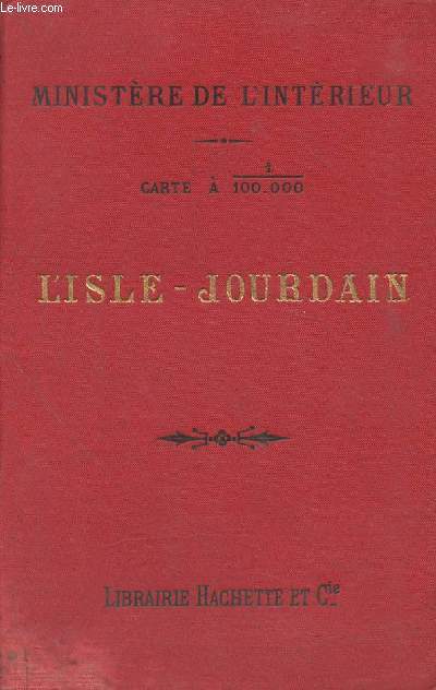 L'Isle-Jourdain- Carte  1/100.000