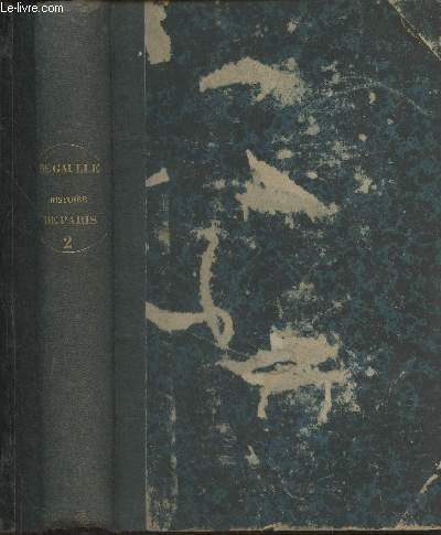 Nouvelle Histoire de Paris et ses environs Tome II (seul)