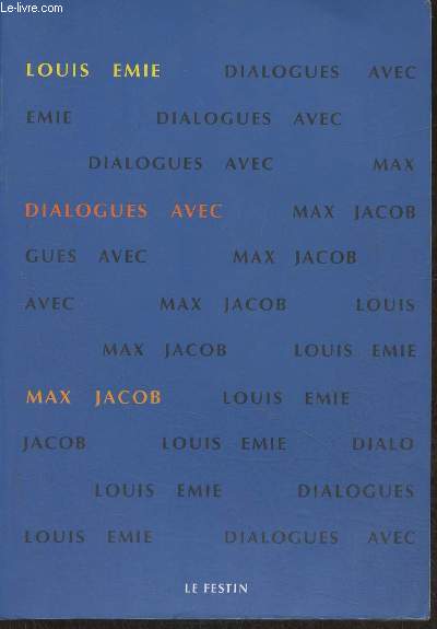 Dialogues avec Max Jacob