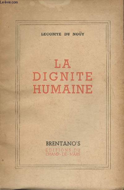 La dignit humaine