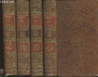 De l'esprit des loix Tomes I  IV (4 volumes)
