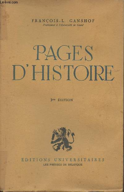 Pages d'Histoire