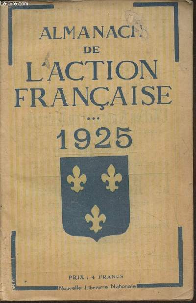 Almanach de l'action franaise 1925
