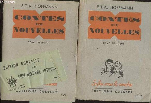 Contes et nouvelles Tomes I et II (2 volumes) prcds de Souvenirs sur Hoffmann par Funck(Collection 