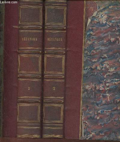 Oeuvres compltes de P.-J. de Branger Tomes I et II (2 volumes)