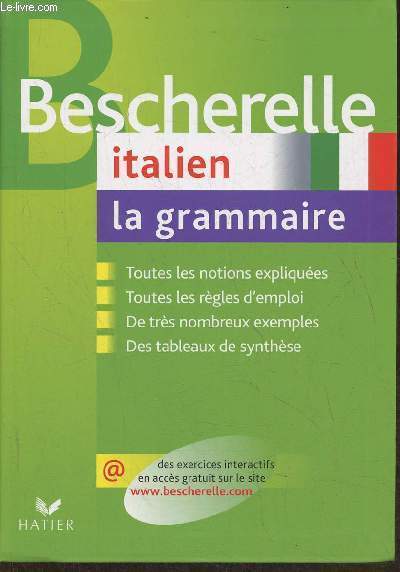 Becscherelle- Italien, la grammaire