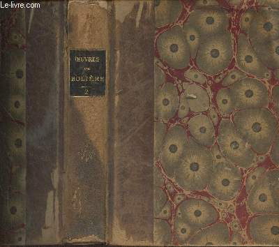 Oeuvres de Molire d'aprs l'dition de 1734 Tome II