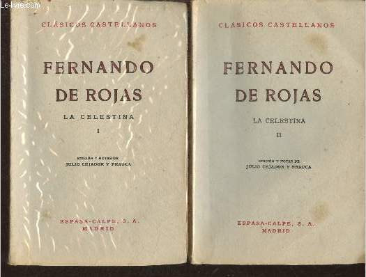 La celestina Tomes I et II (2 volumes)