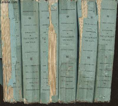 Les historiettes de Tallemant des Reaux Tomes I  VI (6 volumes)
