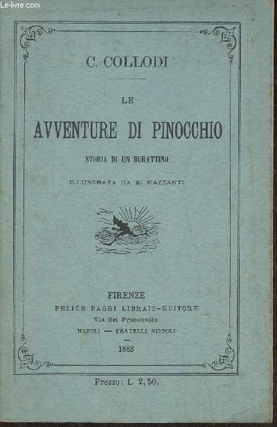 Le avventure di Pinocchio- Storia di un burattino (1883)