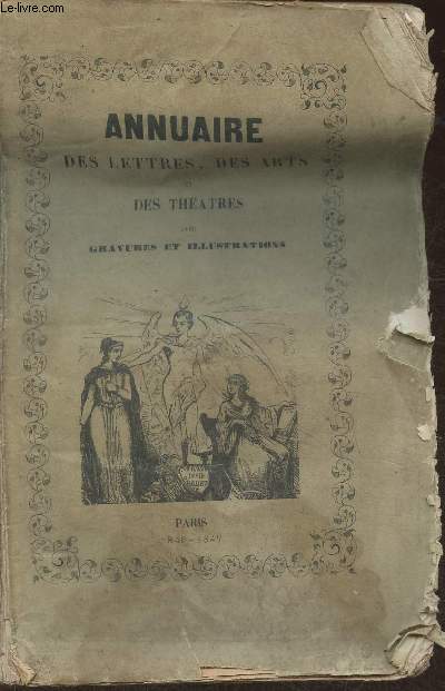 Annuaire des lettres, des arts et des thtres avec gravures et illustrations