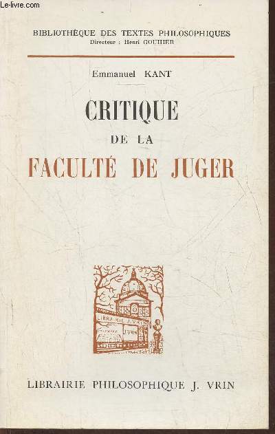 Critique de la facult de juger