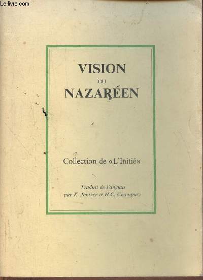 Vision du Nazaren (Collection de 