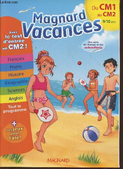 Magnard Vacances du CM1 au CM2 (9/10 ans)