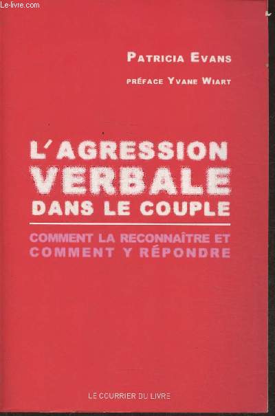 L'agression verbale dans le couple- Comment la reconnatre et comment y rpondre