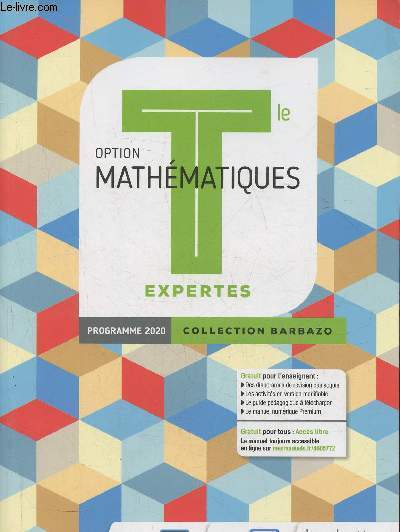Tle Option mathmatiques expertes (programme 2020) SPECIMEN