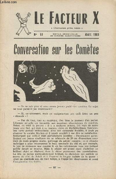 Le facteur X n61- Avril 1960- Conversation sur les Comtes