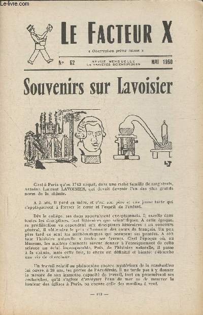 Le facteur X n62- Mai 1960