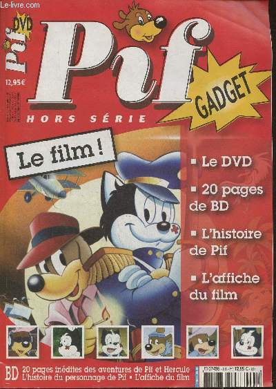 Pif gadget Hors srie- Sommaire: Pif et Hercule font leur cinma- une vie de Pif le chien- marrons et chataignes- petits fuites- la bonne farce- Hercule superstar- Deux sots  ski-etc.