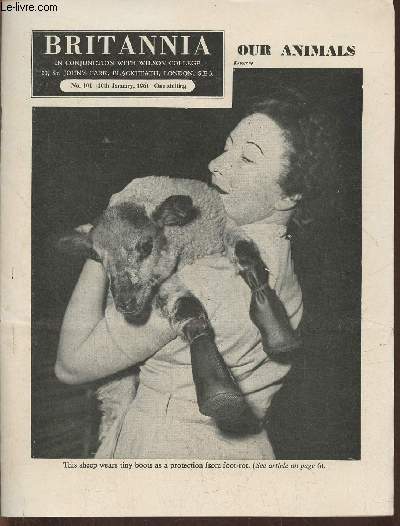 Britannia n101- 10th january 1961-Sommaire: our animals- In the search of Ireland: Cork- The things we do for animals- private enterprise in the coal industry- home of Robert Burns- famous scientists (4): Thomas Savery-etc.