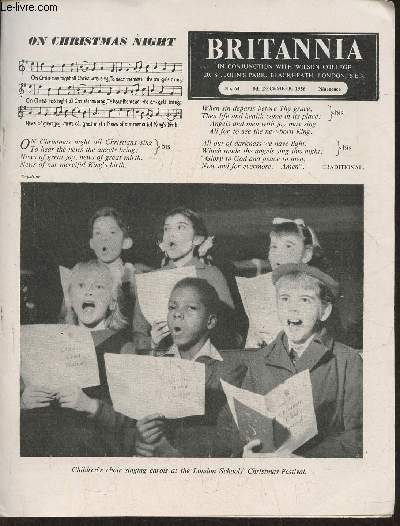 Britannia n64- 5th december 1956-Sommaire: On christmas night- the outcasts of Poker flat- memories of a scottish high school- Penshurst place- Sir Philip Sidney- 