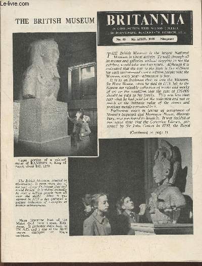 Britannia n50- 5th april 1955-Sommaire: The British museum-Shrewsbury school- the true India, a land of contrast- the air-sea rescue service 