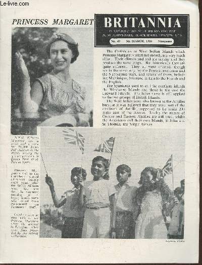 Britannia n49- 5th march 1955-Sommaire: Princess Margaret-