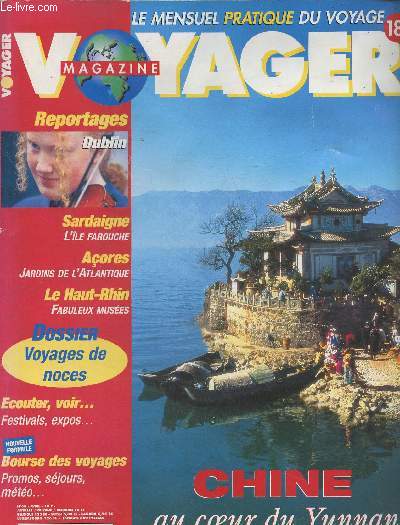 Voyager magazine n60- Avril 96-Sommaire: les manchots du Cap- Trekking dans les calanques, brocantes en Avignon- Les vacances et les jeunes: des organismes spcialiss proposent des formules- La Birmanie s'ouvre au tourisme- Les chars  voile ont rdv dan