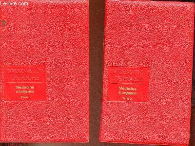 Mdecine d'urgence - Samu de Paris, Smur Necker - Tome 1 + Tome 2 (2 volumes) - Collection 