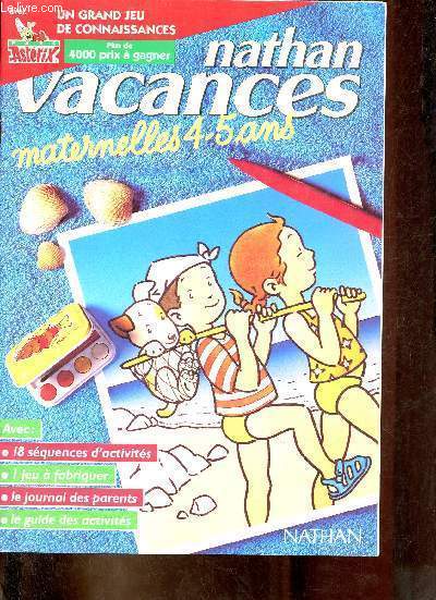 Nathan vacances maternelles 4-5 ans.